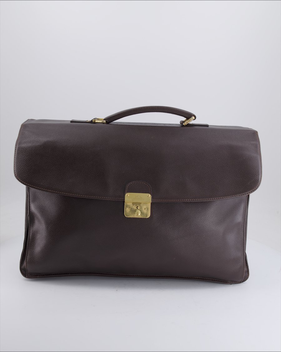 Longchamp 24h Leather Brown
