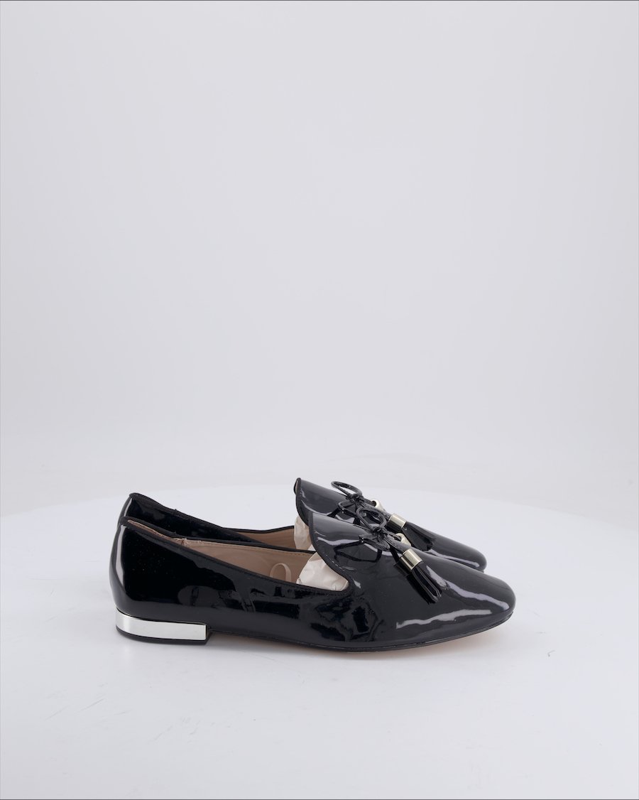 Zara Shoes Leather Black 38 EU