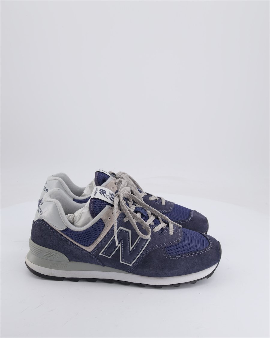 New Balance 574 Trainers Suede Blue 44 EU
