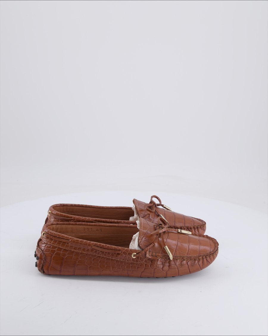 Tod'S Shoes Leather Brown 41 EU