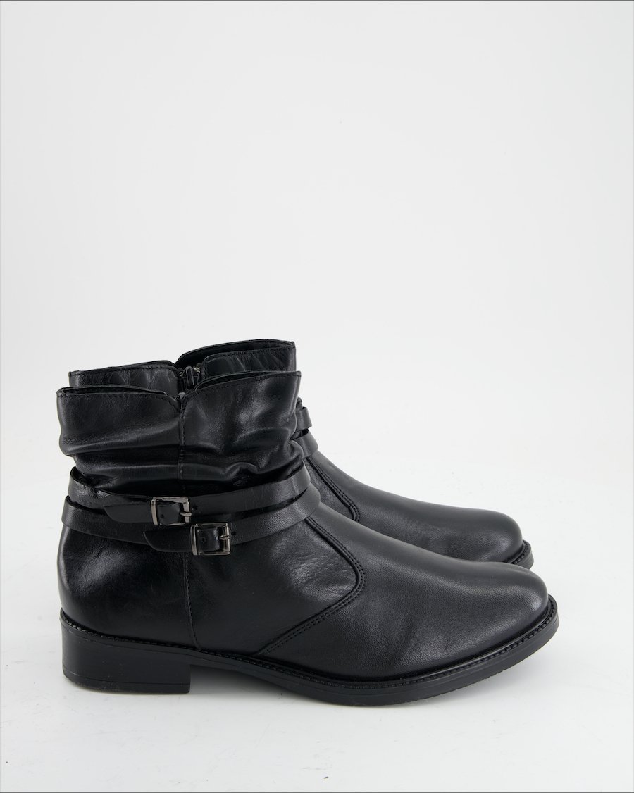 5Th Avenue Ankle Boots Leather Black Eu 39