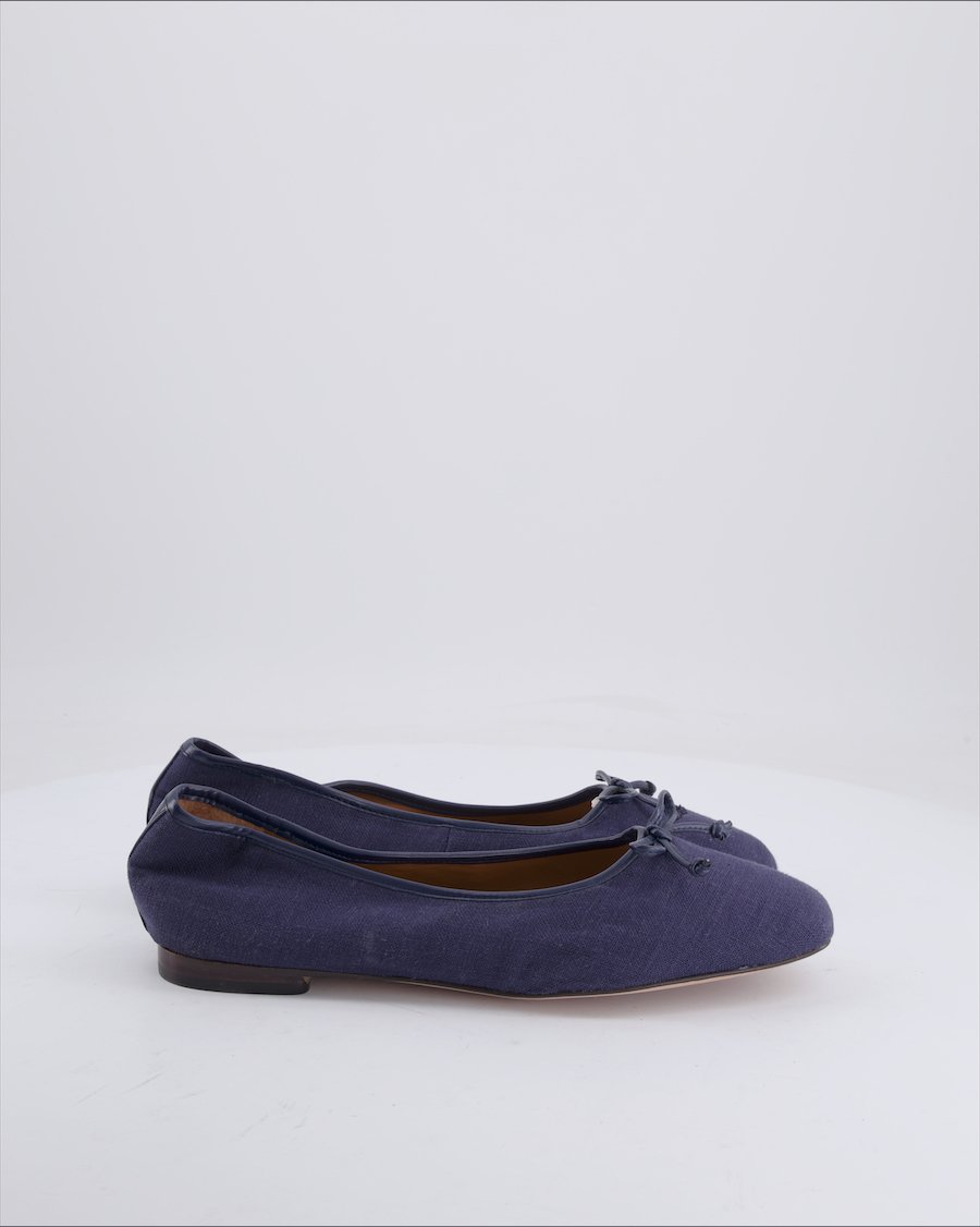 J.Mclaughlin Ballerinas Cloth Navy 41 EU