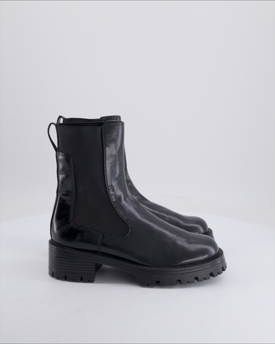 Zara Ankle boots Leather Black 37 EU