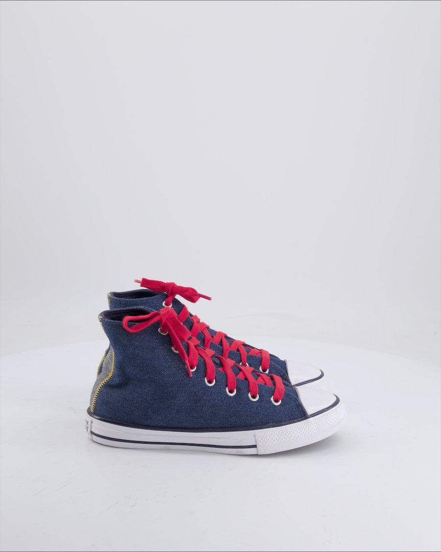 Converse Trainers Cloth Blue 34 EU