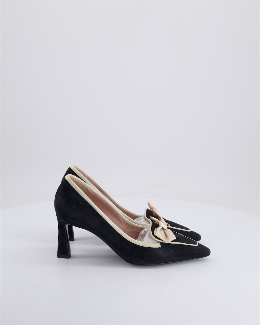 Pollini Heels Velvet Black 37 EU