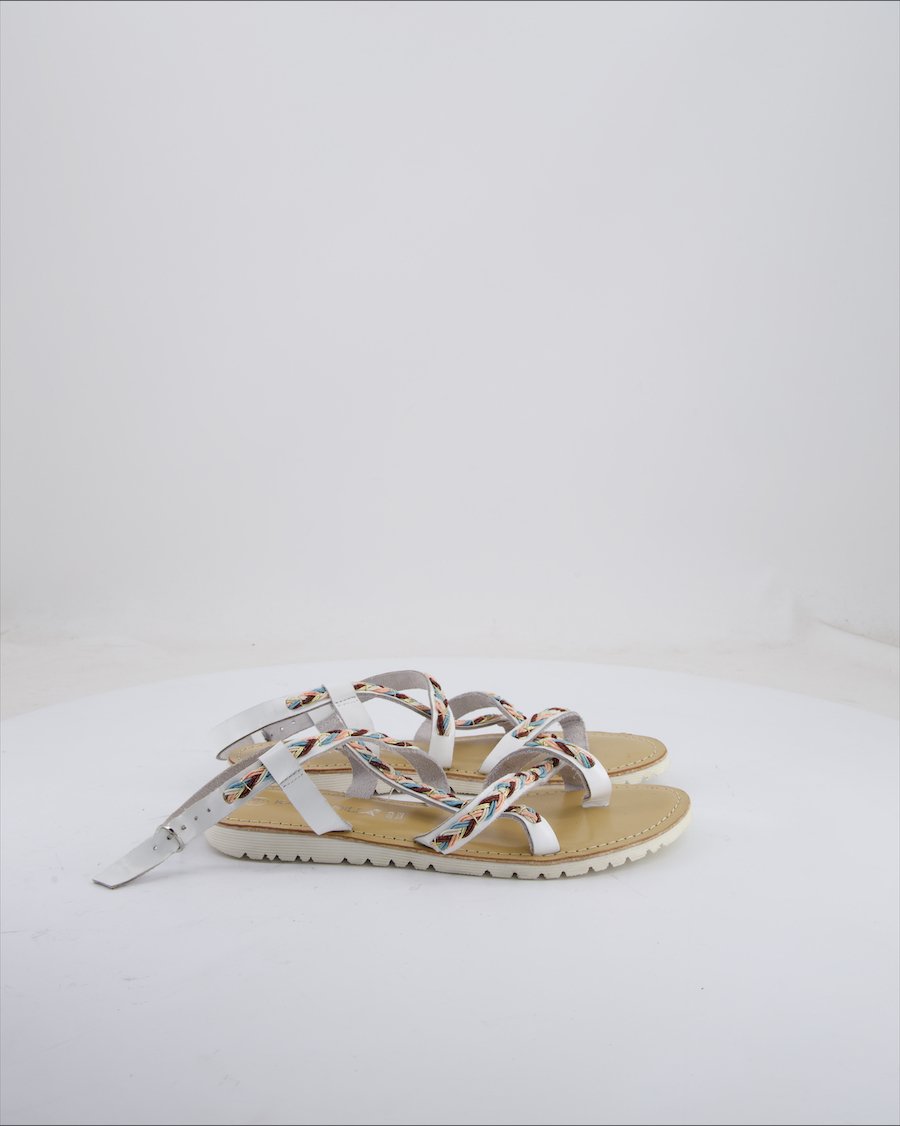 Kara & Milla Sandals Leather White 39 EU