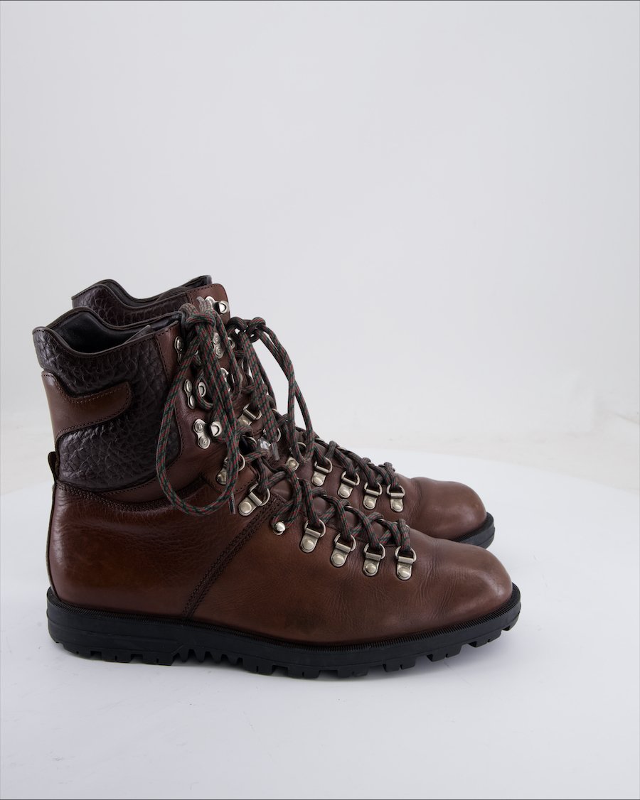 Gucci Boots Leather Brown 42,5 EU