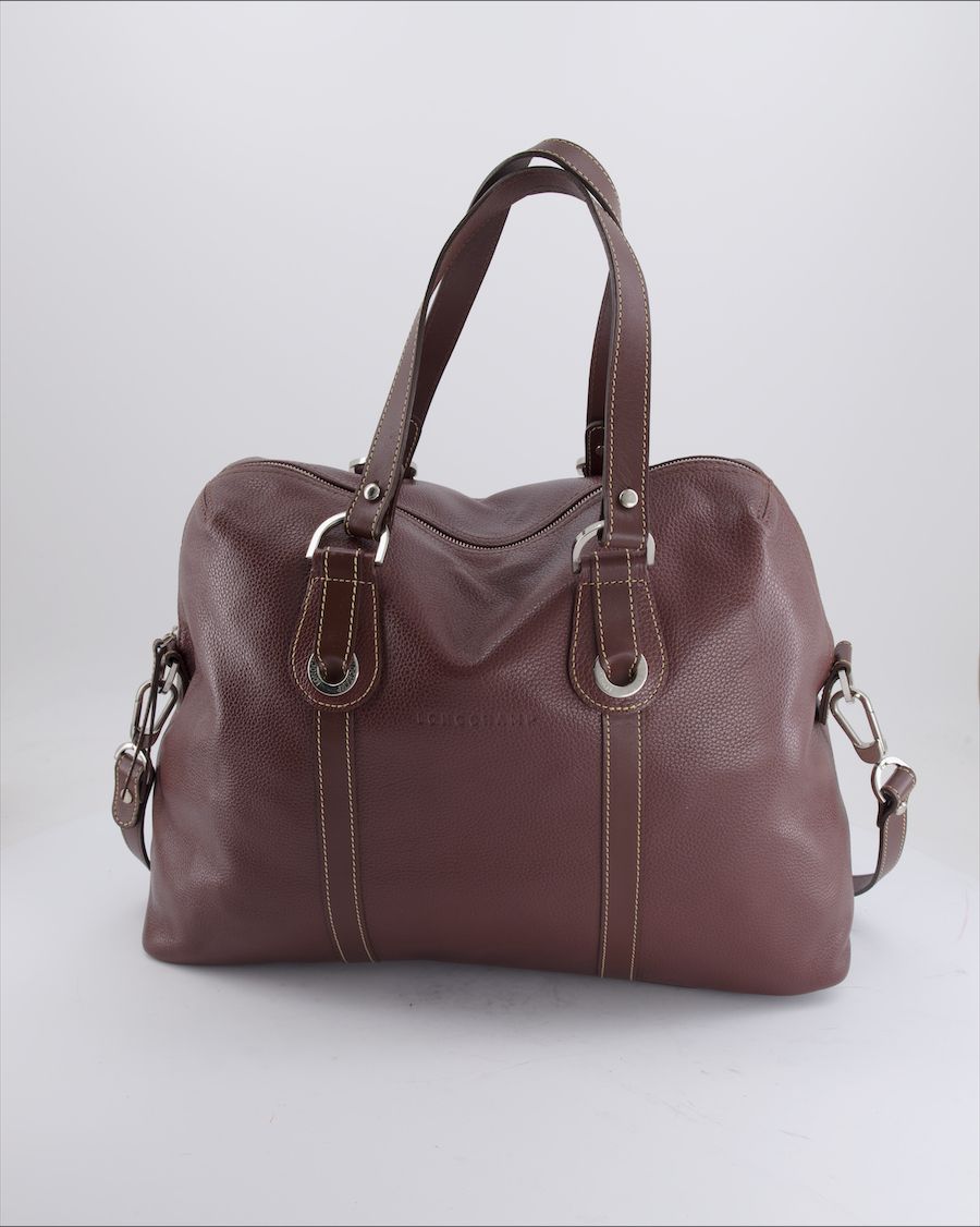 Longchamp Handbags Leather Brown