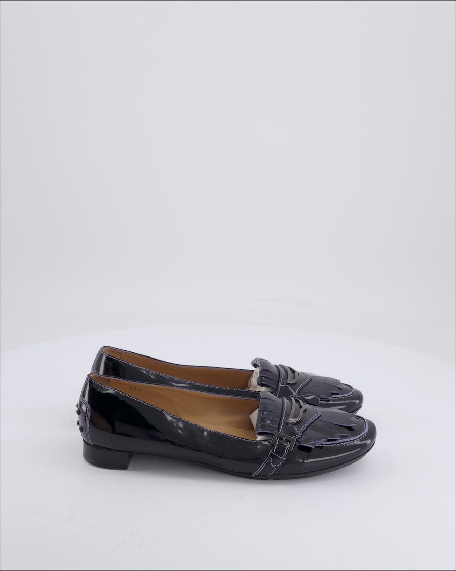Tod'S Shoes Leather Black 38,5 EU