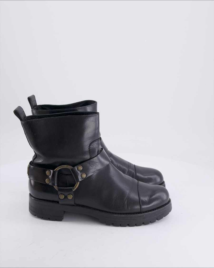 Dolce & Gabbana Ankle boots Leather Black 39 EU