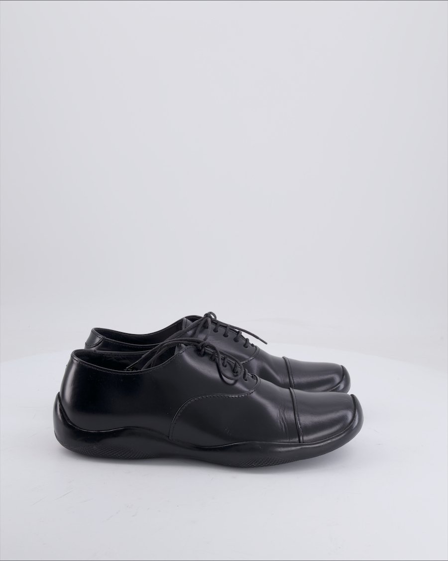 Prada up shoes Leather Black 39,5 EU