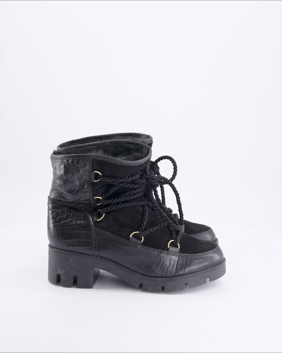 Oxmox Ankle boots Leather Black 39 EU