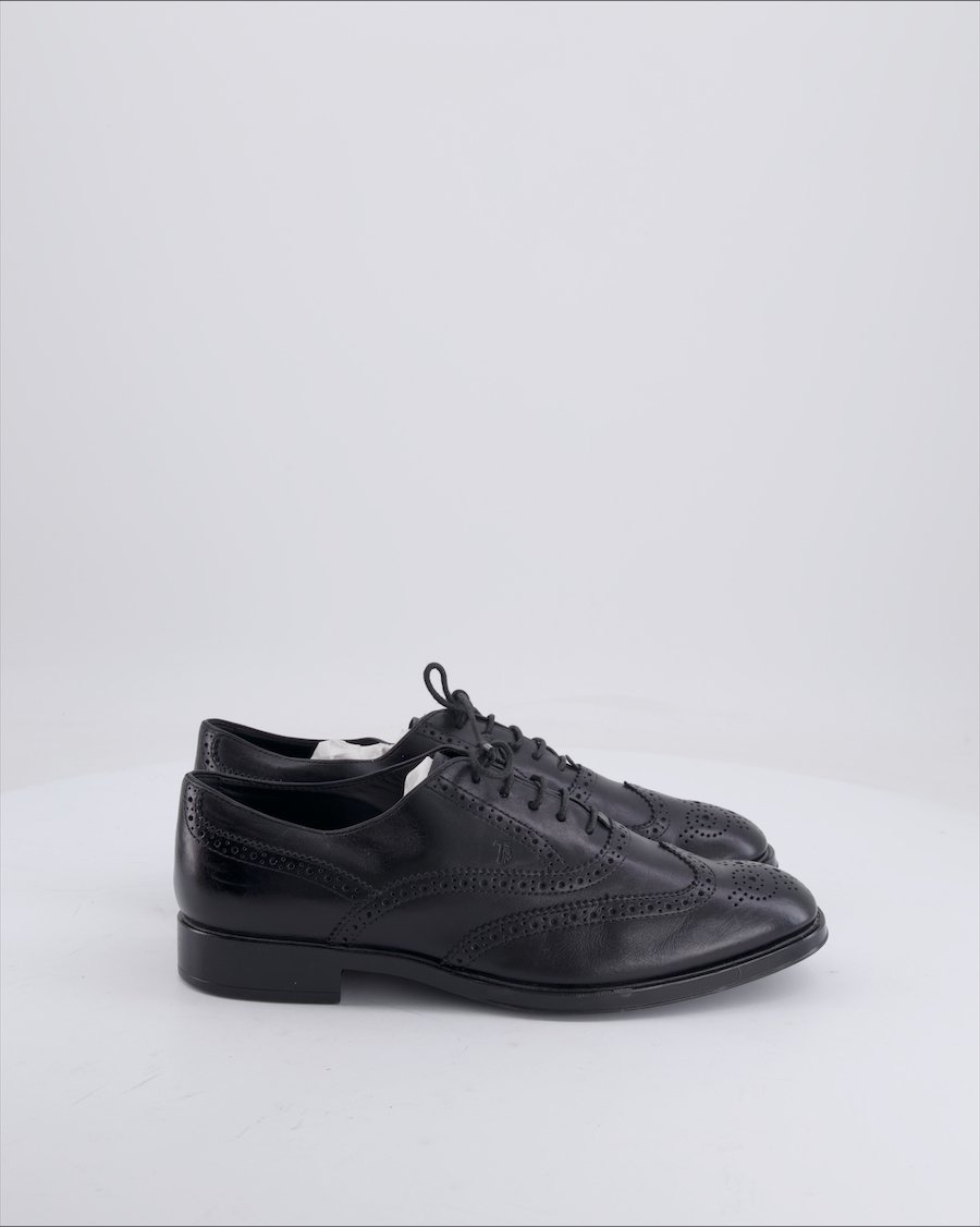 Tod'S Shoes Leather Black 39 EU