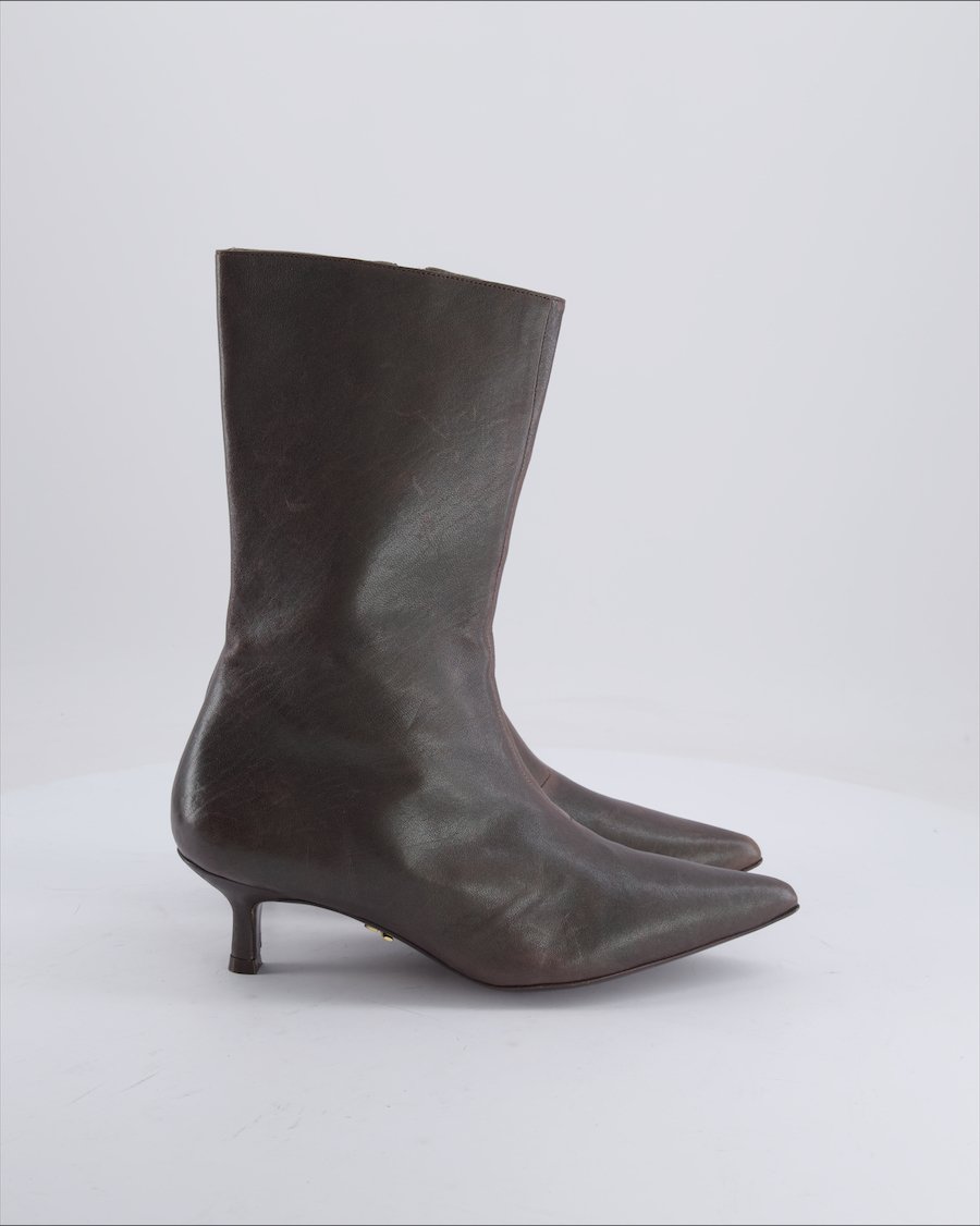 Schumacher Ankle boots Leather Brown 37 EU