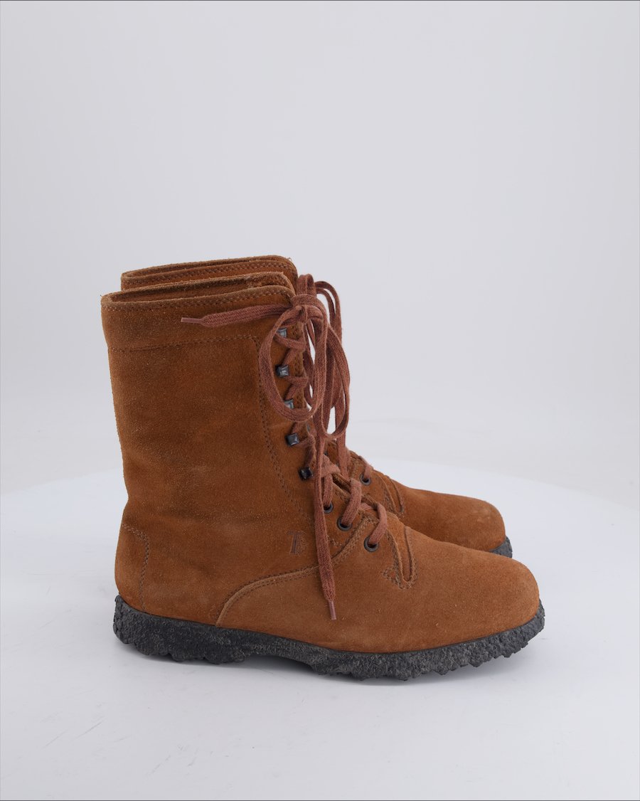 Tod'S Ankle boots Suede Camel 39 EU