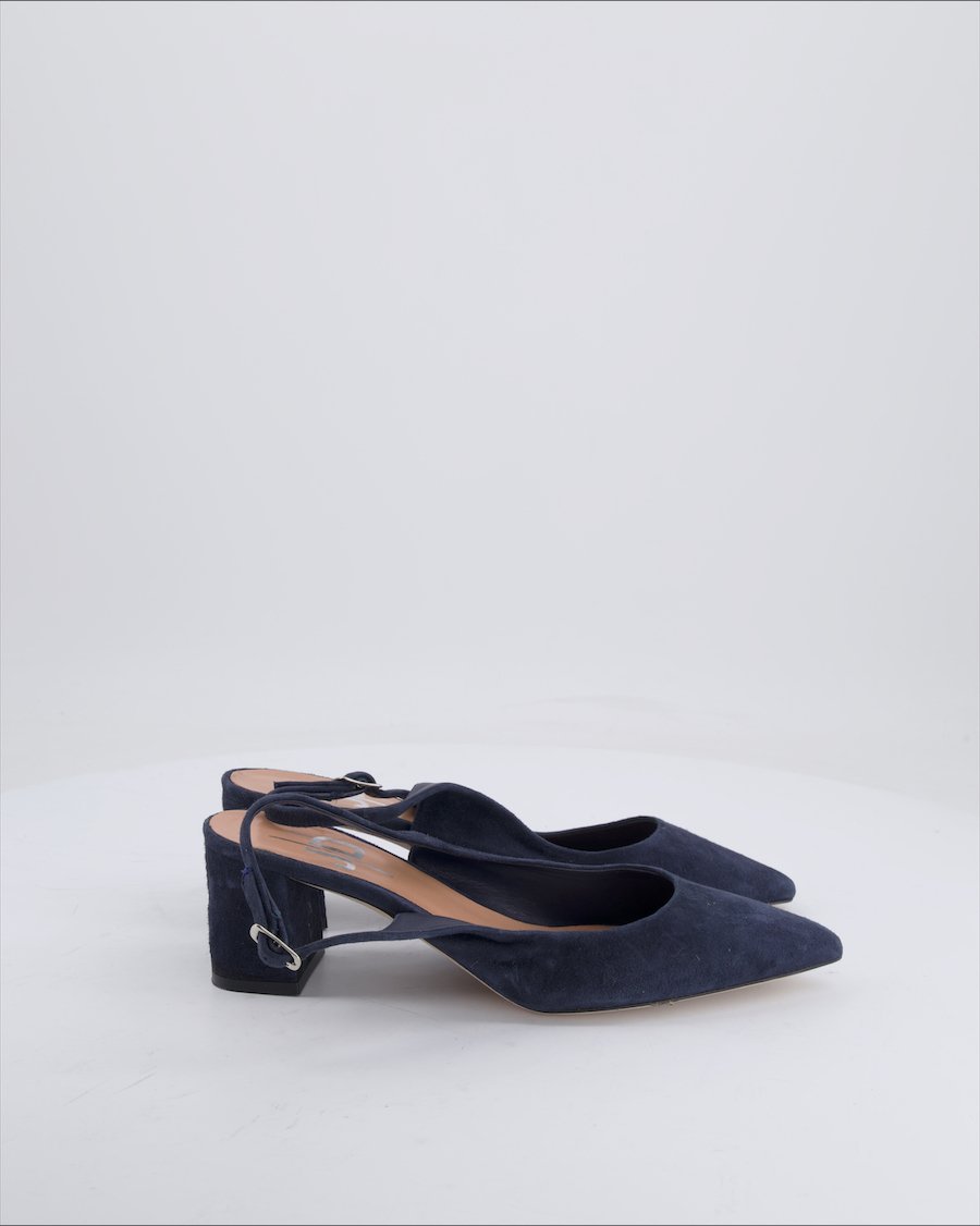 Unbranded Heels Suede Blue 39 EU