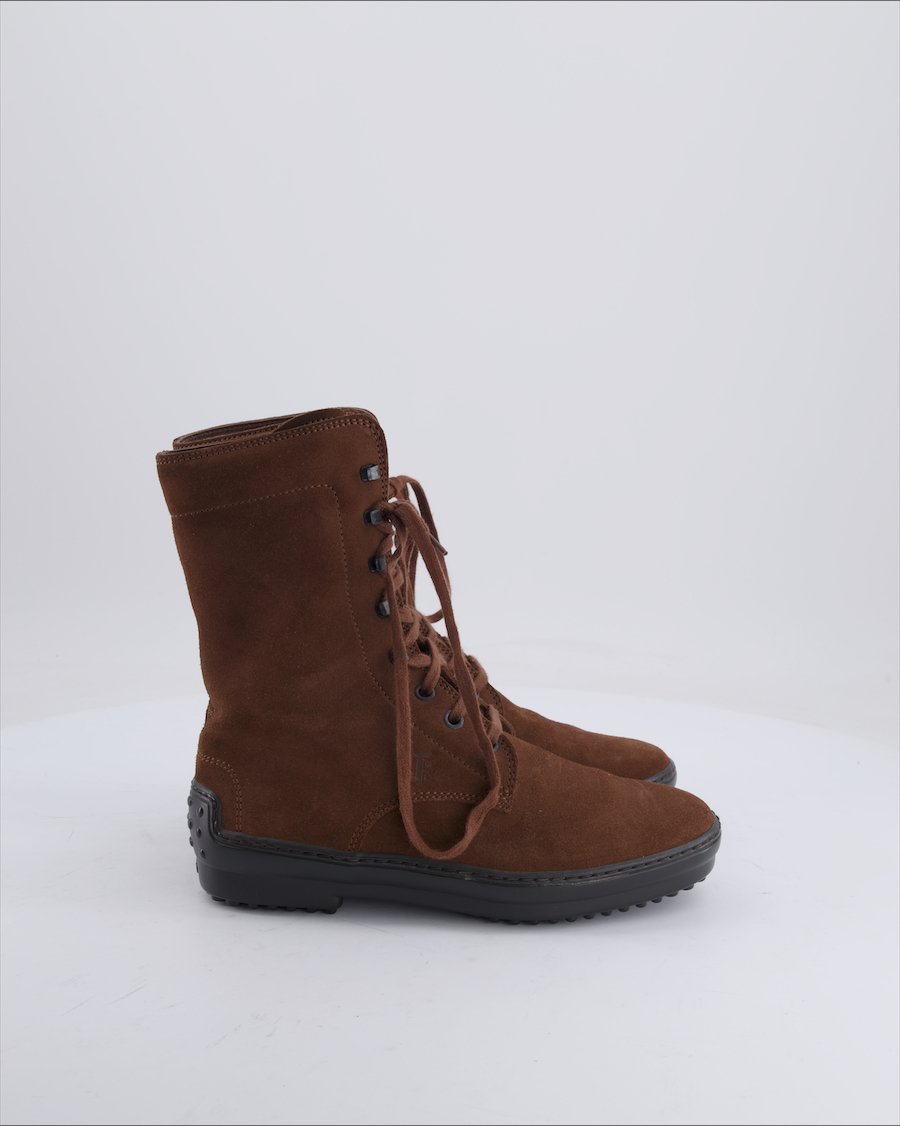 Tod'S Ankle boots Suede Brown 35 EU