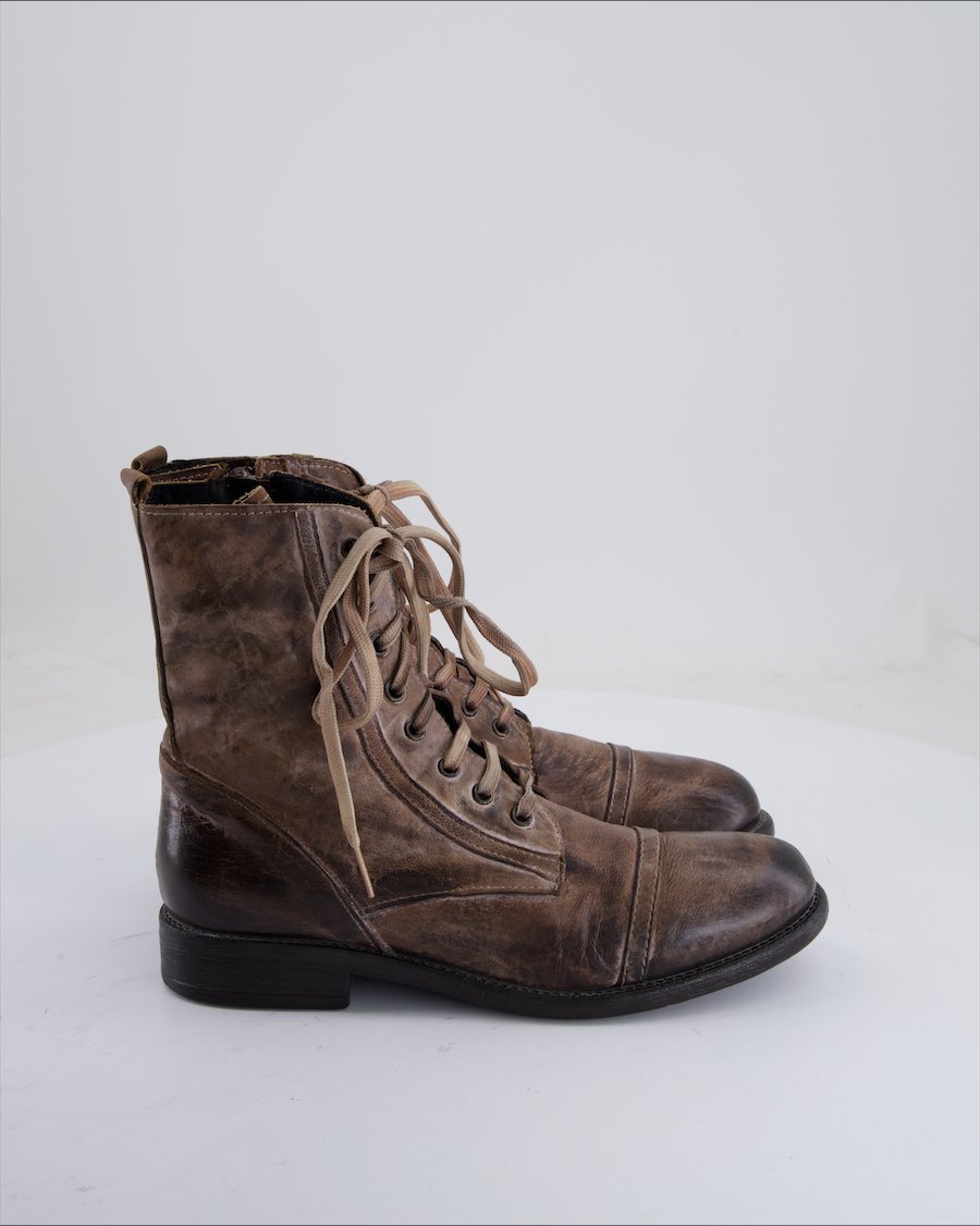 Roberto Santi Ankle boots Leather Brown 41 EU