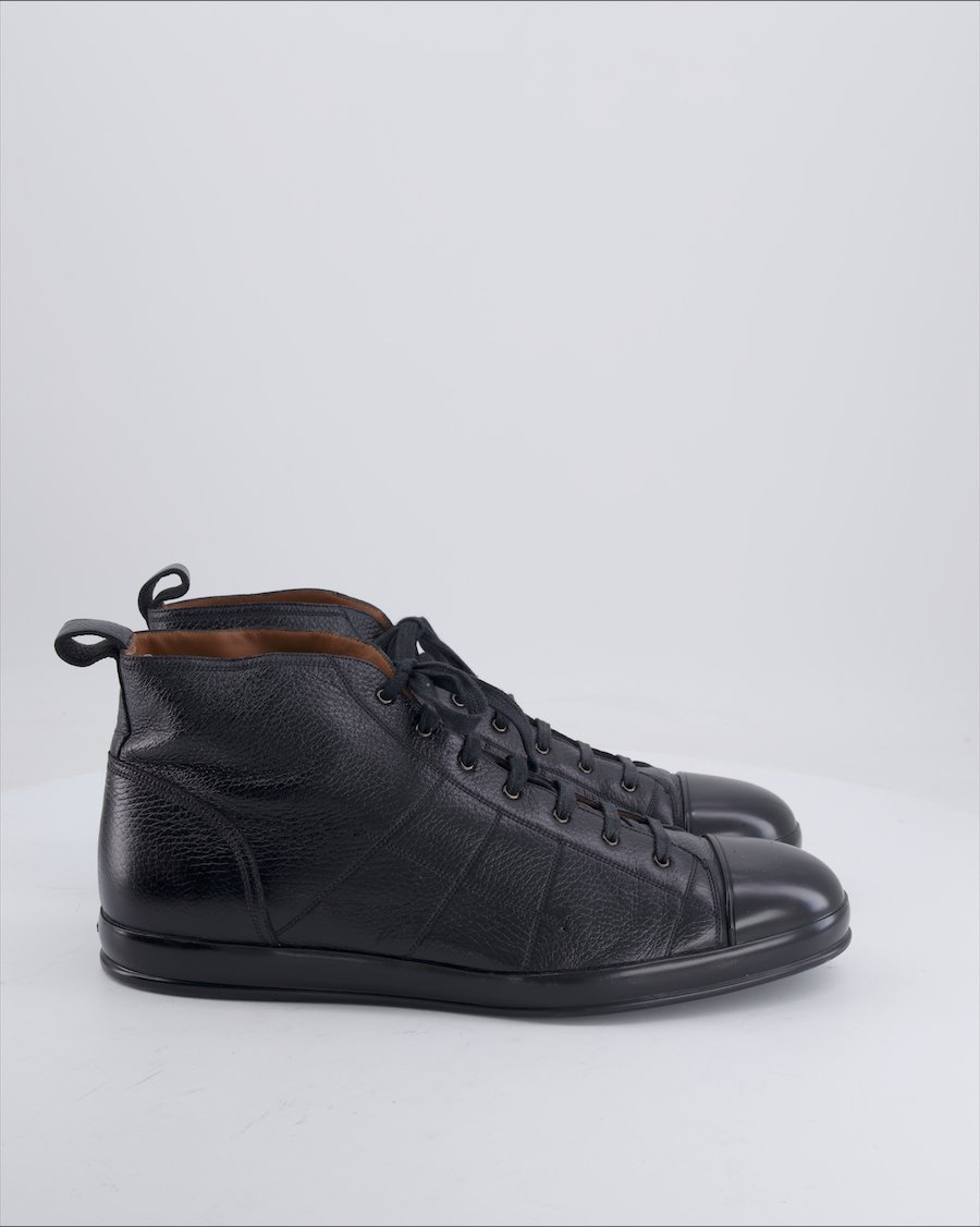 Bally Trainers Leather Black 44 EU