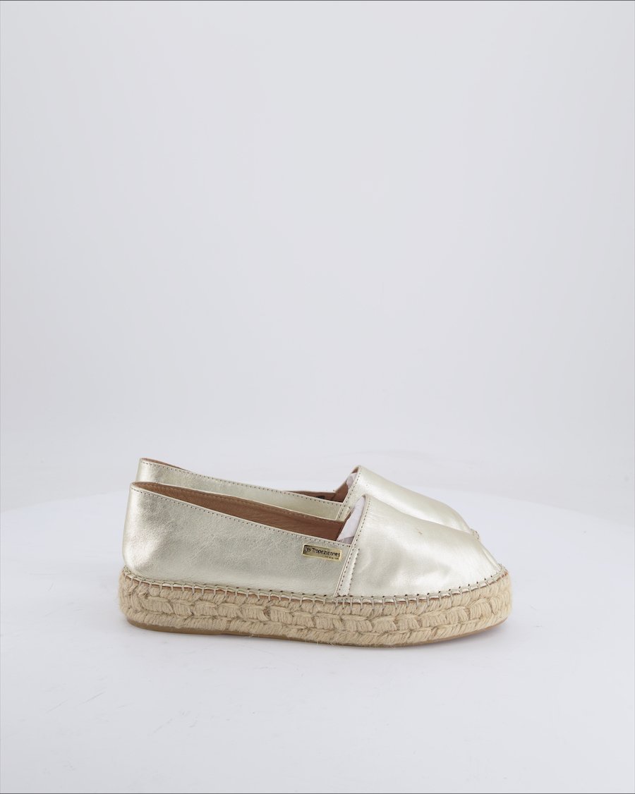 Les Tropeziennes Espadrilles Leather Gold 38 EU