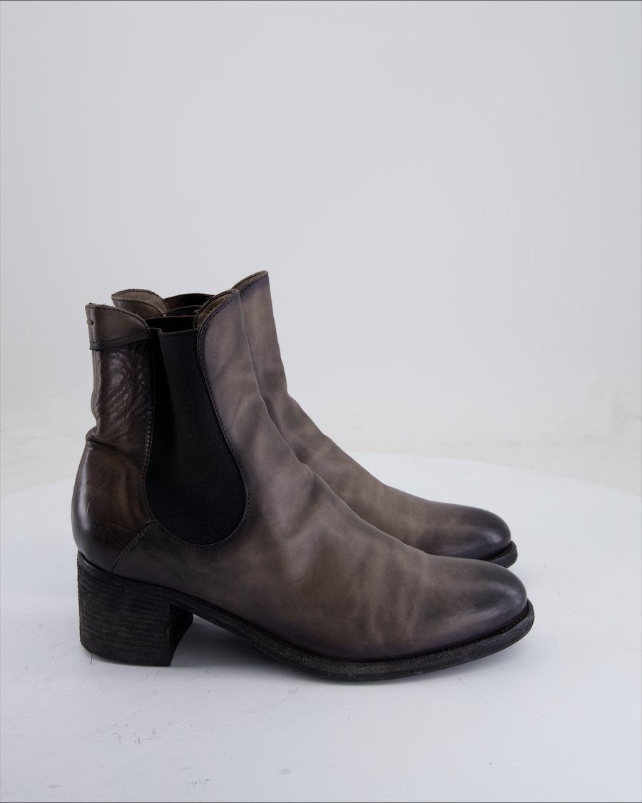 Pantanetti Ankle boots Leather Anthracite 41 EU