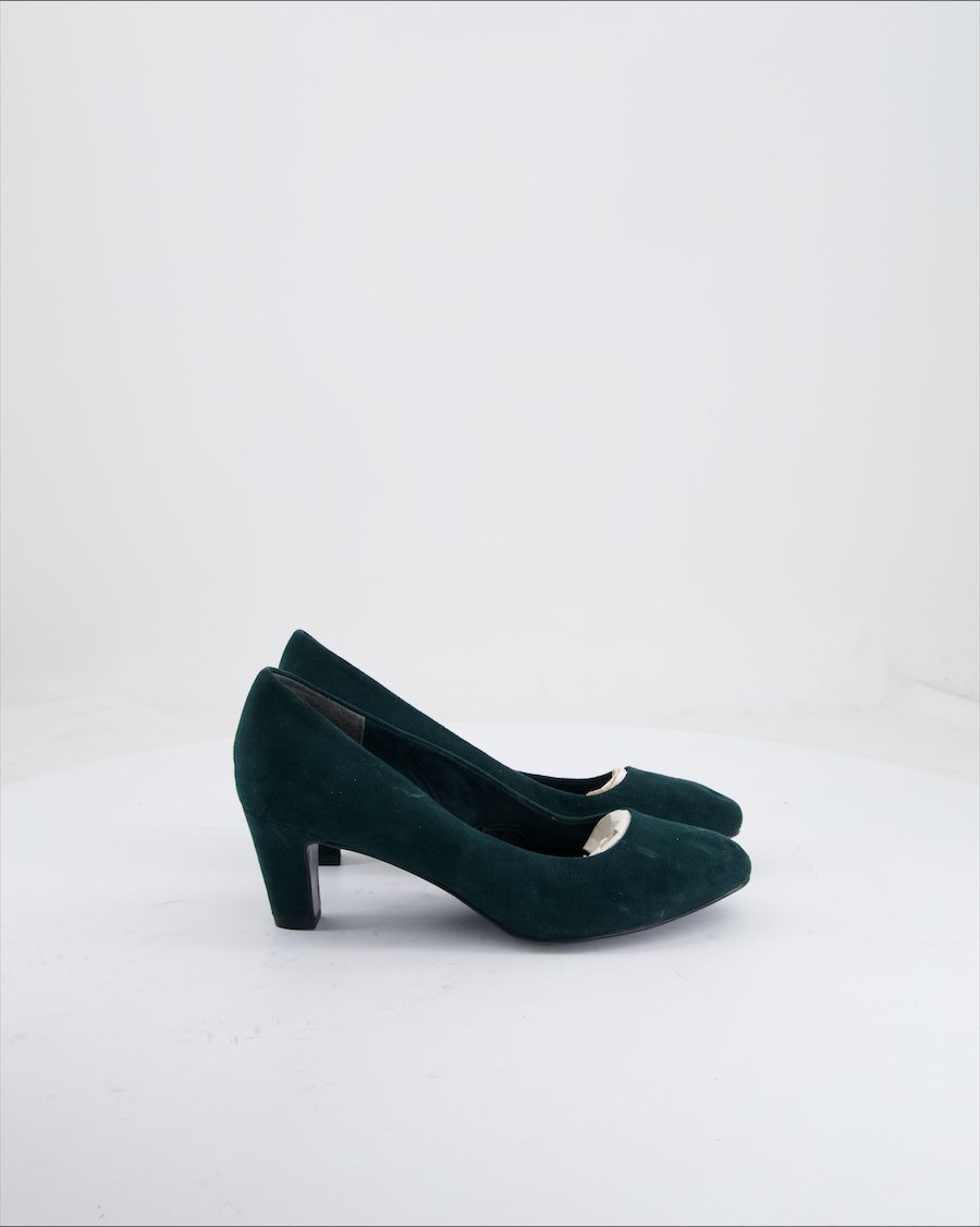 Tamaris Heels Suede Green 37 EU