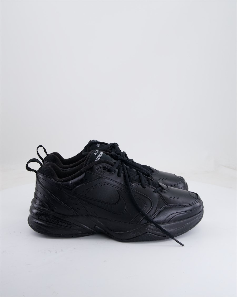 Nike Air Monarch Trainers Leather Black 46 EU