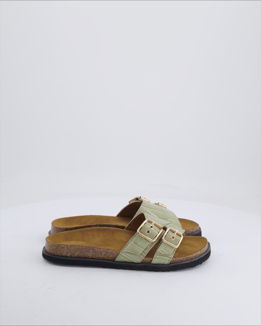 Only Sandals Leather Green 39 EU