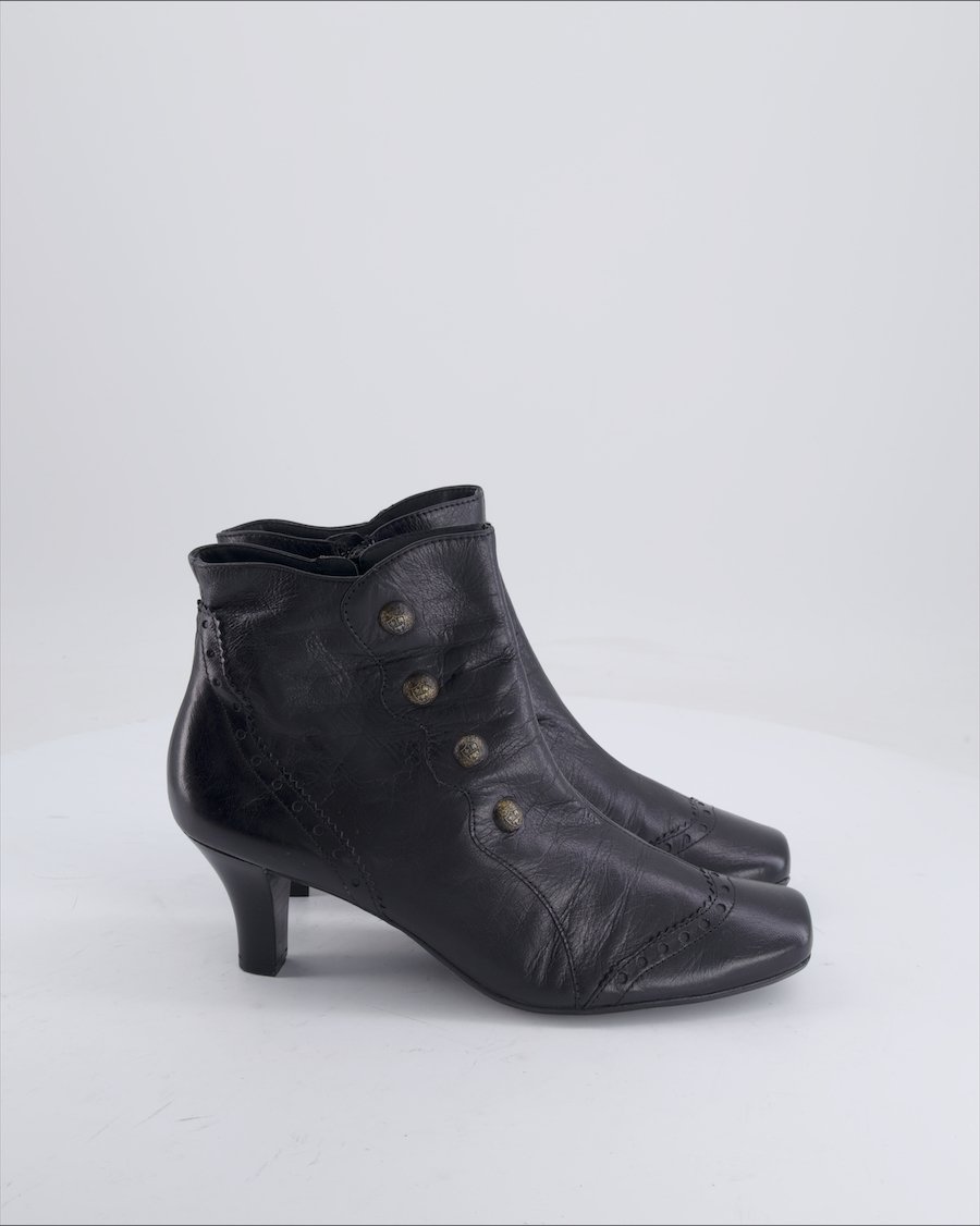 Paul Green Ankle boots Leather Black 41 EU