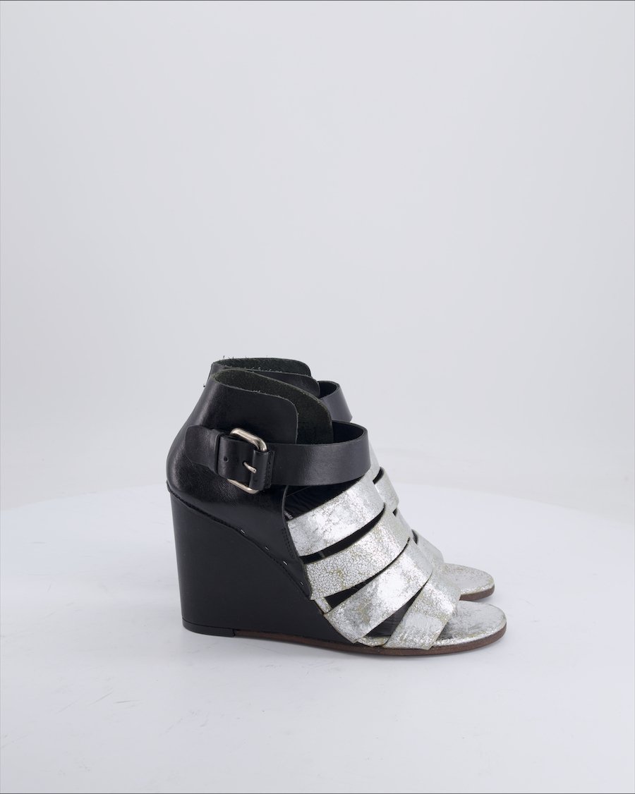 Oxs Sandals Leather Black 38 EU
