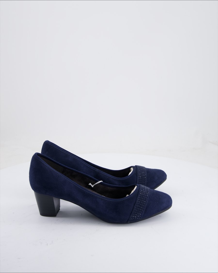 Jana Heels Suede Blue 42 EU