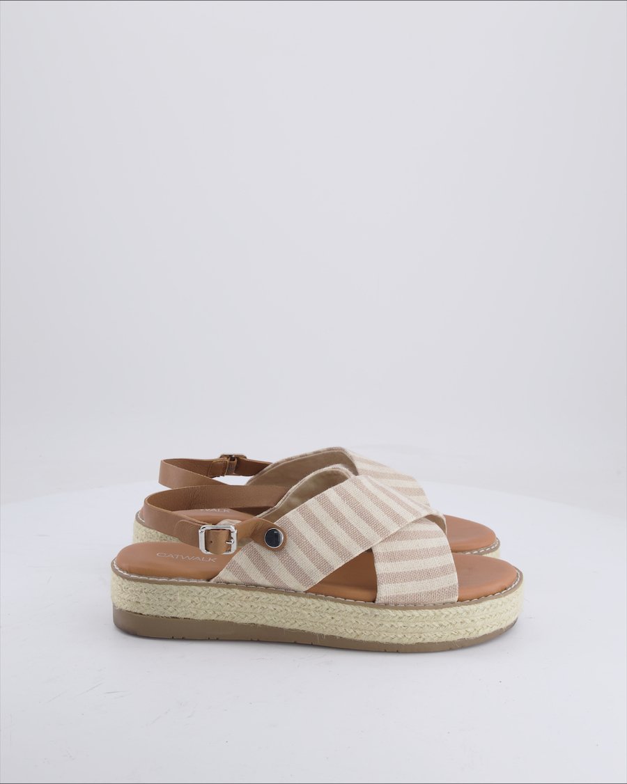 Catwalk Sandals Cloth Beige 40 EU