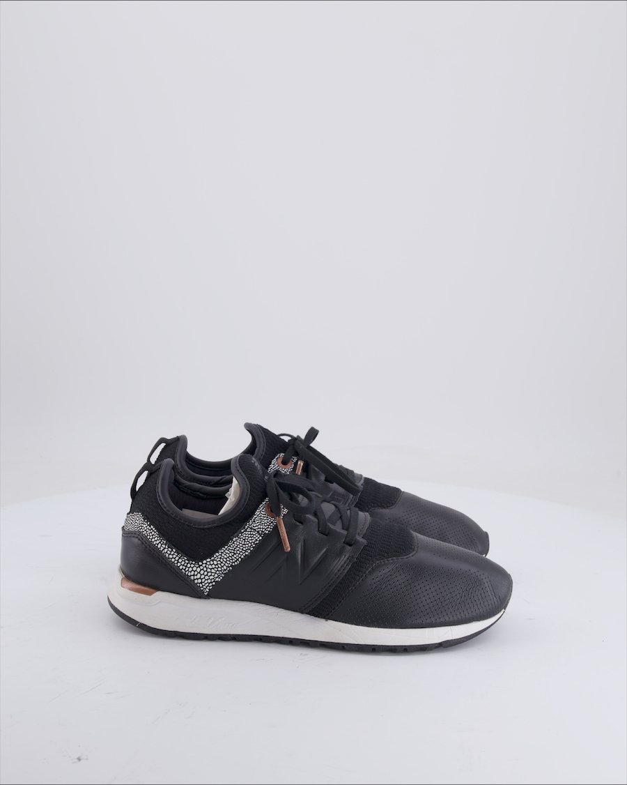 New Balance 247 Trainers Leather Black 37,5 EU