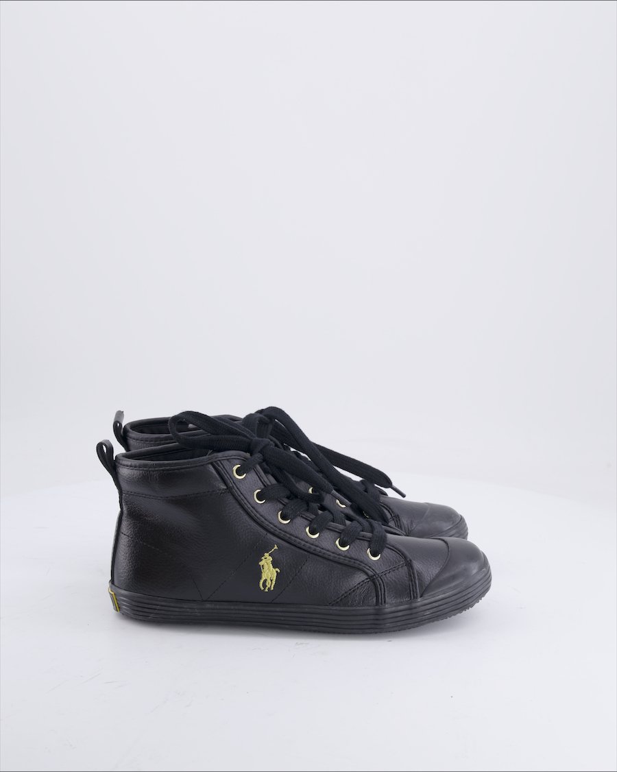Polo Ralph Lauren Trainers Leather Black 37 EU