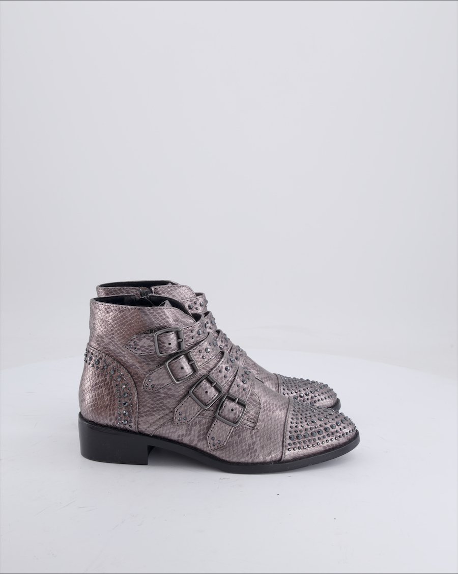 Star Collection Ankle boots Leather Silver 36 EU