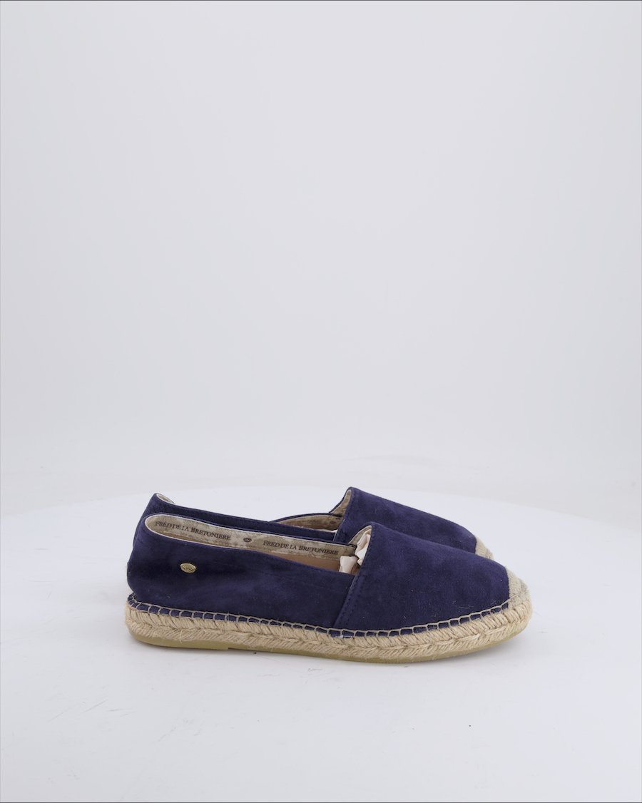 Fred De La Bretoniere Espadrilles Suede Blue 38 EU