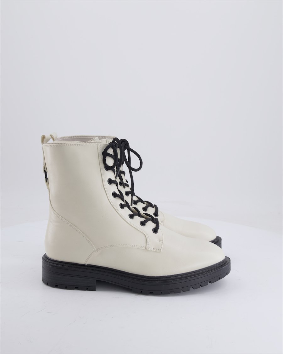Graceland Ankle boots Polyurethane White 39 EU