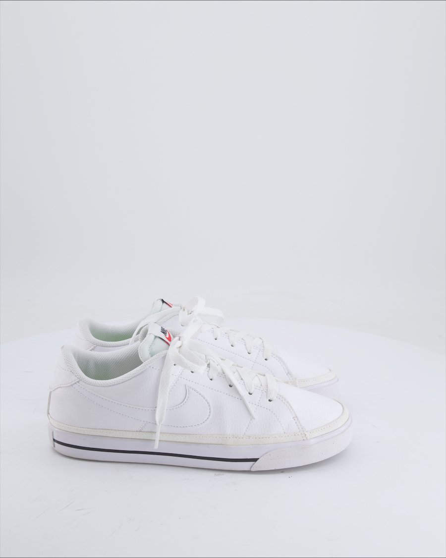 Nike Trainers Leather White 41 EU