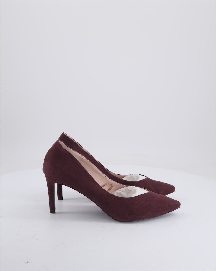 H&M Heels Suede Burgundy 41 EU