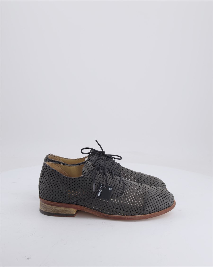 Bronx Shoes Leather Anthracite 38 EU