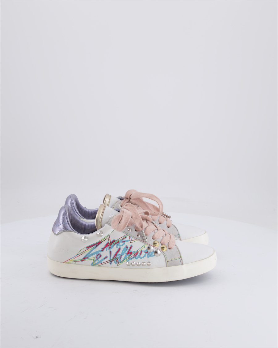 Zadig & Voltaire Trainers Leather White 37 EU