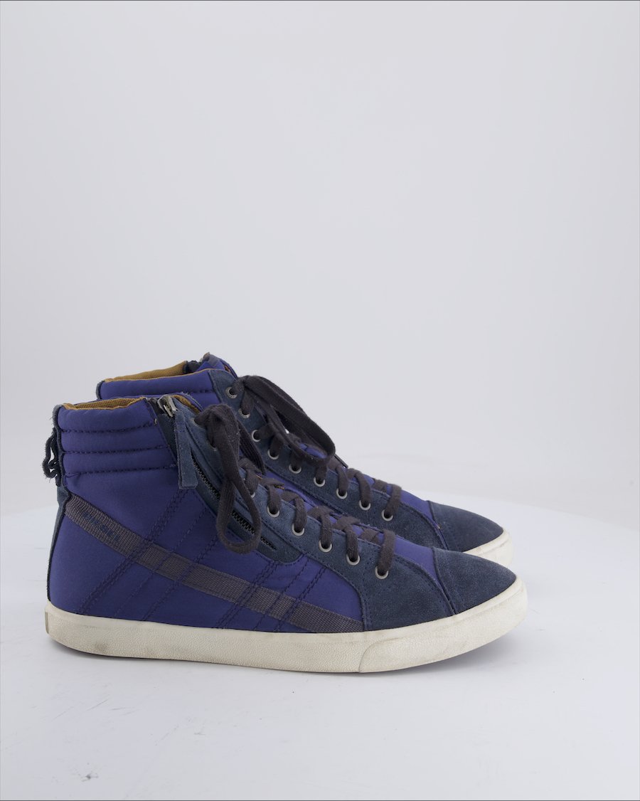 Diesel Trainers Cloth Blue 45 EU