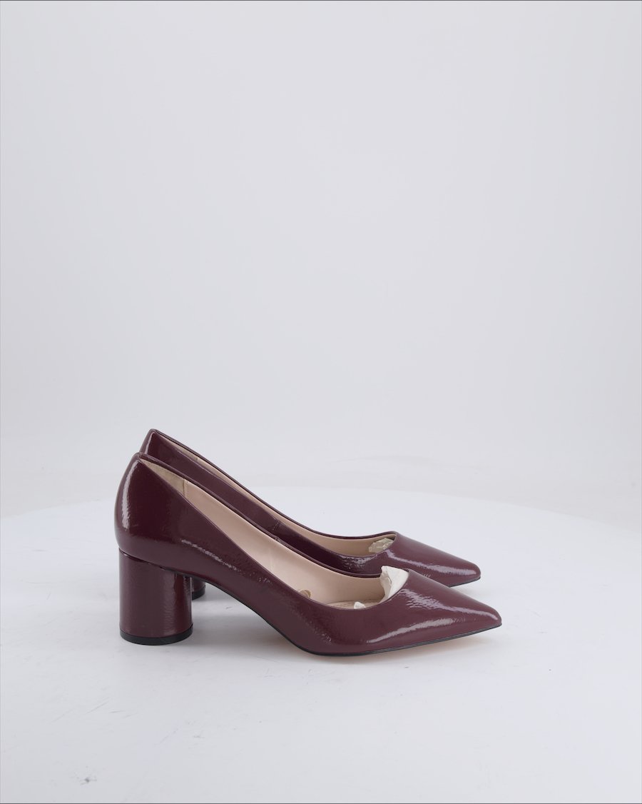 Zara Heels Polyurethane Burgundy 36 EU