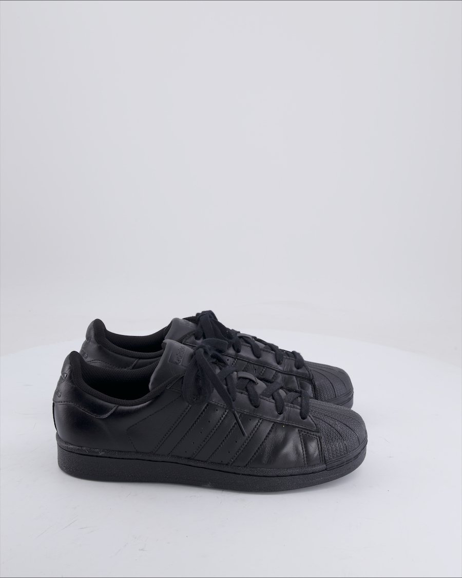 Adidas Superstar Trainers Leather Black 40 EU