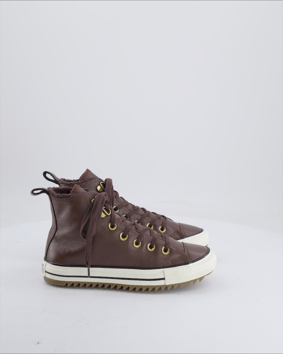 Converse Trainers Leather Brown 36 EU