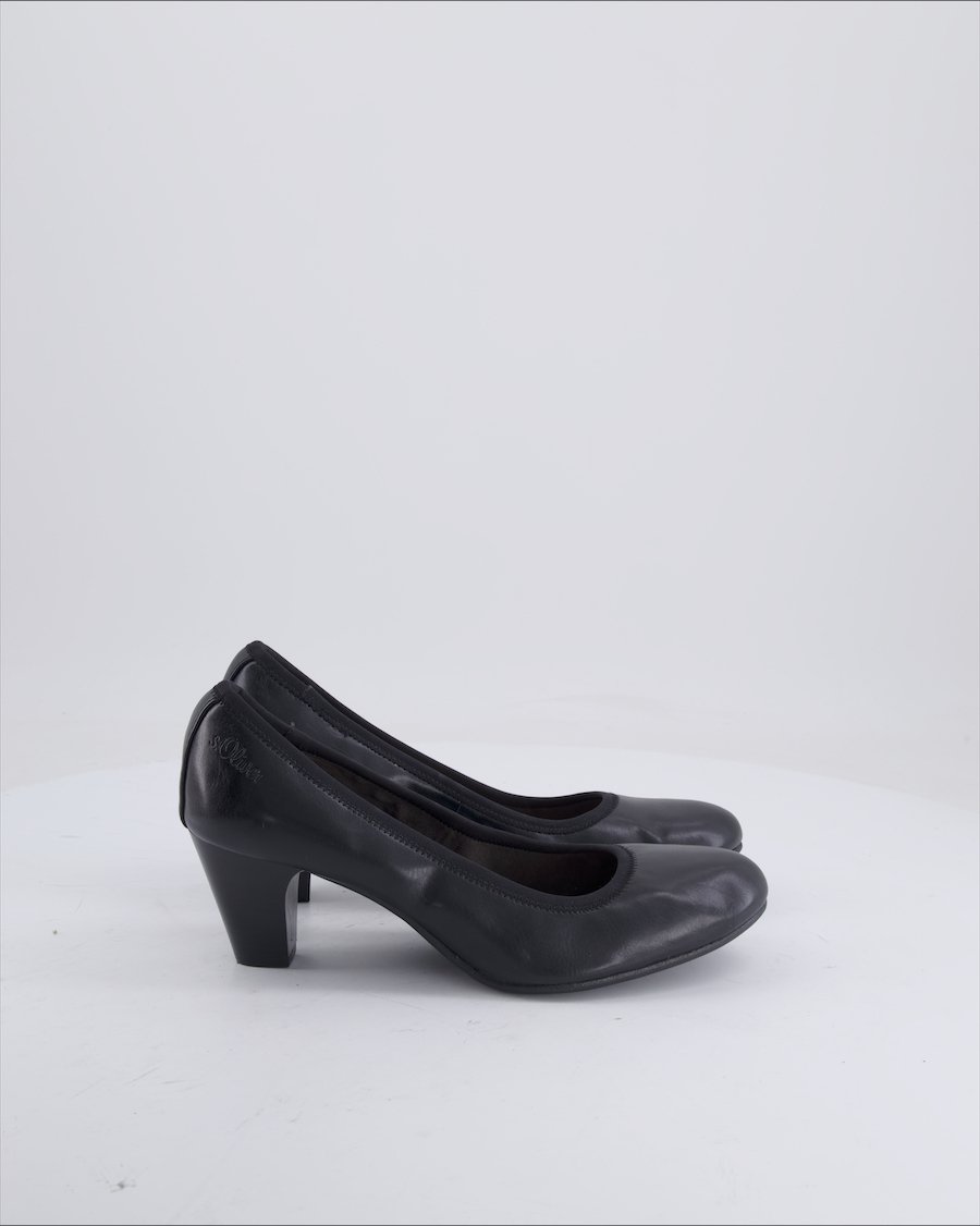 S.Oliver Heels Leather Black 39 EU