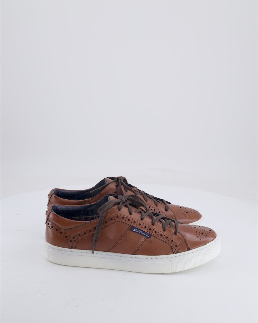 Ben Sherman Trainers Leather Brown 40 EU