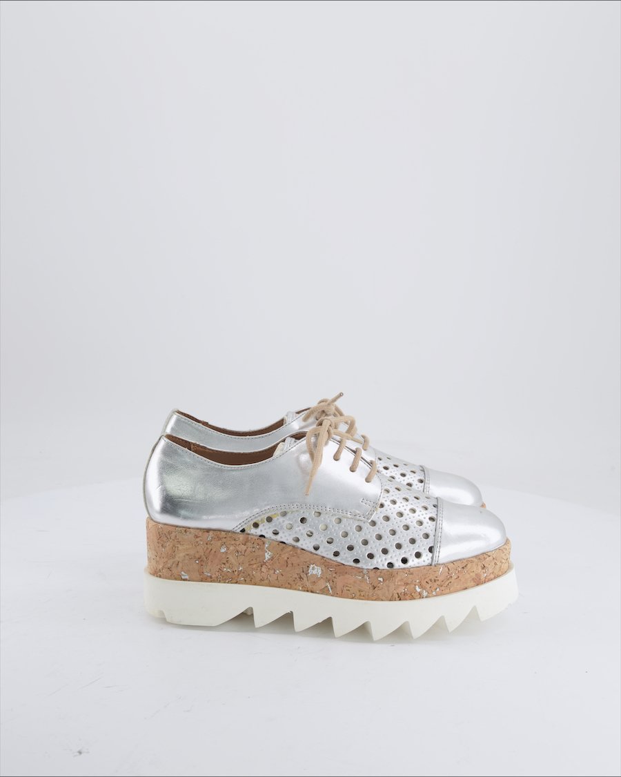 Cult Shoes Leather Silver 35 EU