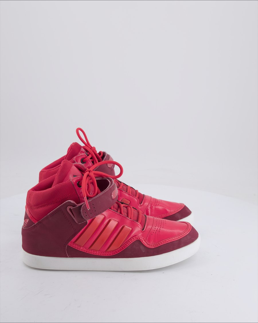Adidas Trainers Leather Red 42 EU