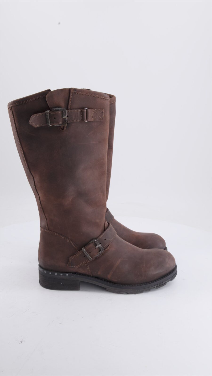 Ovye Boots Leather Brown 37 EU